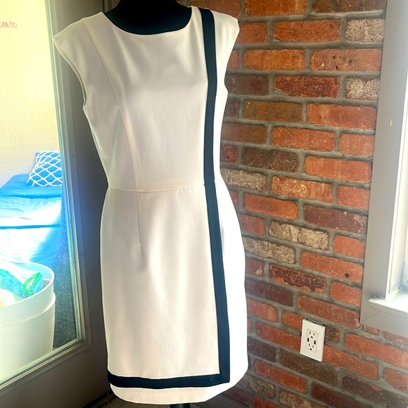 Calvin Klein Dresses & Skirts - White Calvin Klein Minimalist Dress 4